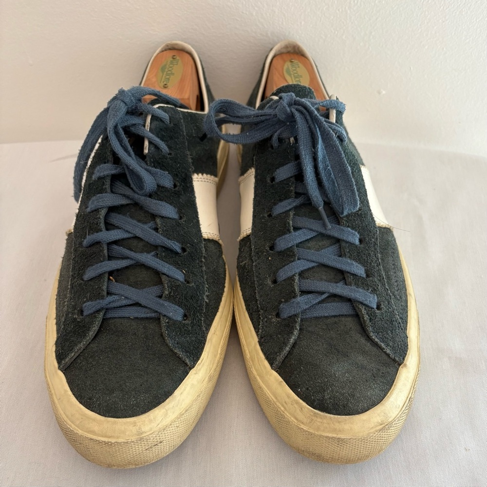 Tom Ford Men’s Cambridge Navy Suede Sneakers Size 11